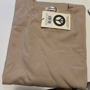 (Limited Edition) Madhappy Classics Heavy Jersey Tee Size Large (Sand color)